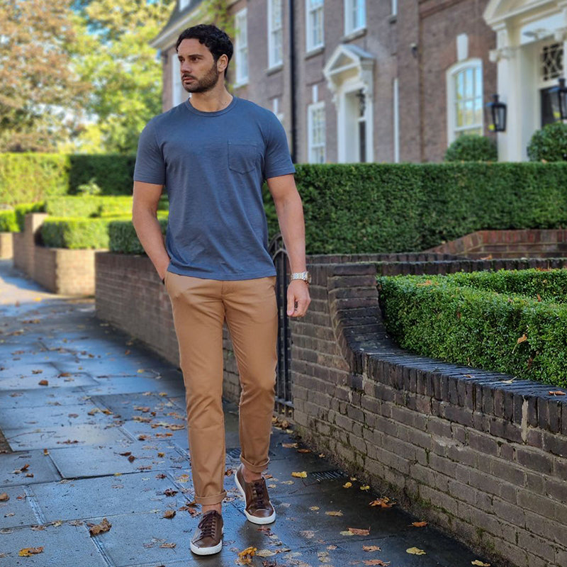 Perk Tees and chinos